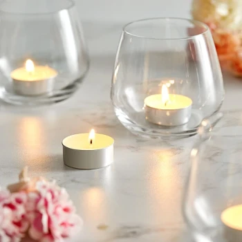 Leola Candle 5 to 6 Hour White Tea Light Candle - 500/Case