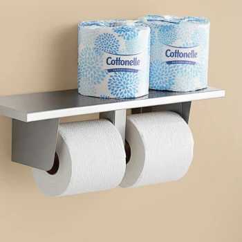 Cottonelle® Professional 4" x 4" Individually-Wrapped 2-Ply 451 Sheet Toilet Paper Roll - 20/Case