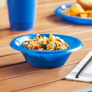 Choice 12 oz. Blue Plastic Bowl - 1,000/Case