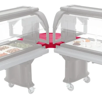 Cambro VBRC90158 Hot Red Corner Connector for Versa Food Bars
