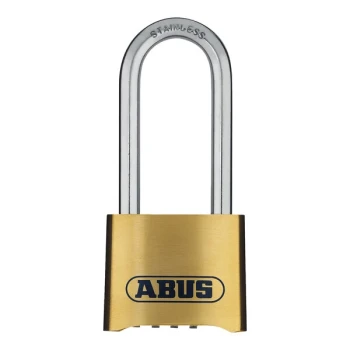 ABUS 180IB/50HB63 Brass Combination Padlock with Stainless Steel Shackle 15813