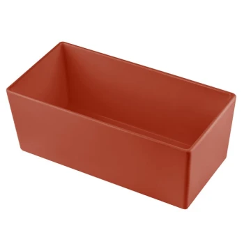 TableCraft CW5014CP Simple Solutions 1/3 Size Copper Cast Aluminum Deep Straight Sided Bowl - 5" Deep