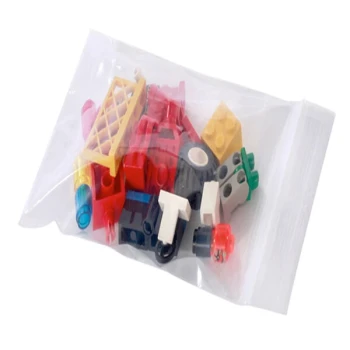 Choice 3" x 3" 4 Mil Clear LDPE Zip Top Bag - 1,000/Case