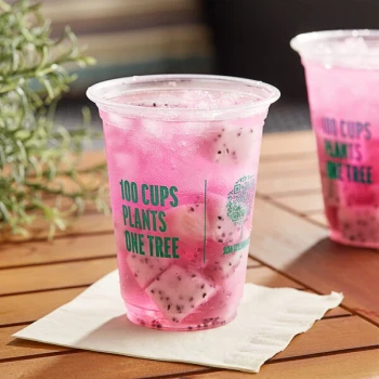 New Roots 12 oz. PLA Compostable Plastic Cold Cup - 40/Pack