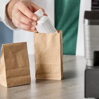 Choice 1/2 lb. Natural Kraft Paper Bag - 500/Case