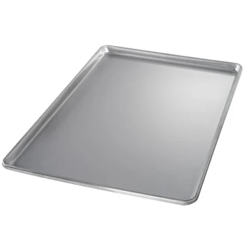 Chicago Metallic 40700 Full Size 20 Gauge 17 7/8 inch x 25 7/8 inch Sanitary Open Bead/Semi-Curled Rim Stainless Steel Sheet Pan