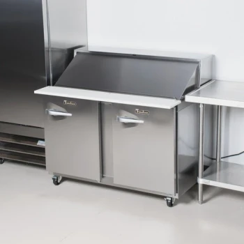 Traulsen UPT4818-RR 48" 2 Right Hinged Door Refrigerated Sandwich Prep Table