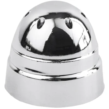 TableCraft Chrome Plated ABS Plastic 1.5 oz. Salt and Pepper Shaker Top - 80T - 24/Case