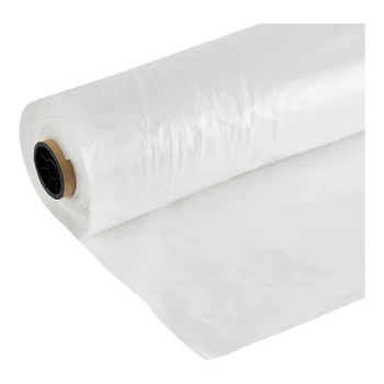 Lavex 82" x 18" x 100" 4 Mil Polyethylene Pillow Top Extra Large King Sized Mattress Bag on a Roll - 25/Roll