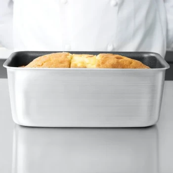 Vollrath S5435 Wear-Ever 5 lb. Non-Stick Aluminum Bread Loaf Pan -10 inch x 5 inch x 4 inch