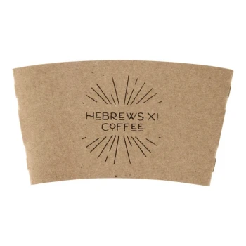 HeBrews XI Coffee 12-24 oz. Custom Cup Sleeve - 1,800/Case