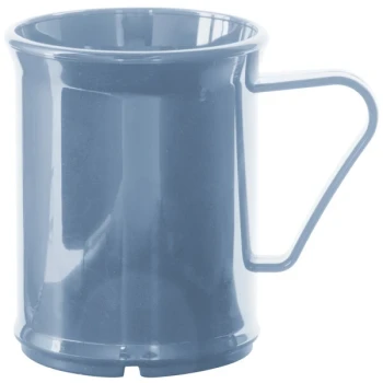 Cambro 96CW401 Camwear® 9.6 oz. Slate Blue Customizable Polycarbonate Mug - 48/Case