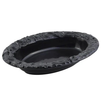 Bon Chef 5502BLK 10 Qt. Black Sandstone Finish Cast Aluminum Pasta Bowl