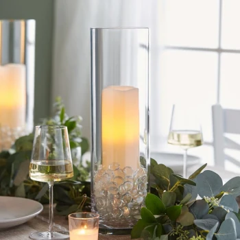 GET V-11-CL Ace of Vase 15 3/4" Clear Polycarbonate Accent Vase