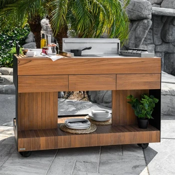 Astella KT-INDU+ BISTRO ISLAND Indu+ Outdoor Mobile Bistro Island