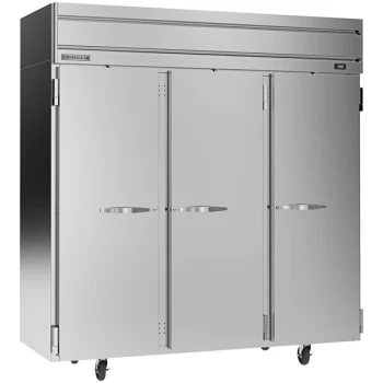 Beverage-Air HFPS3HC-1S Horizon Series 78" 3 Door Top Mounted Reach-In Freezer