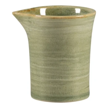 RAK Porcelain Rakstone Spot 3.05 oz. Emerald Porcelain Creamer - 12/Case