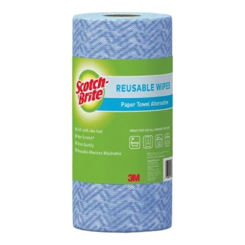 3M Scotch-Brite™ 40-Count Reusable Multi-Purpose Wiper Roll - 6/Case
