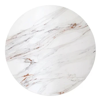 Superior Surfaces 42" Customizable Round Brown Calcatta Eased Edge Indoor Table Top