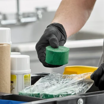 Noble Eco EDM+ Ultra 8 oz. Enzymatic Concentrated Grease Trap Block - 64/Case