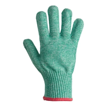 San Jamar SG10-GN-S Green A7 Level Cut Resistant Glove with Spectra - Small