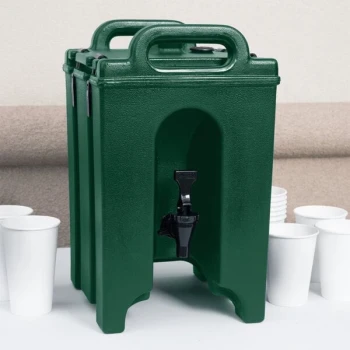Cambro 100LCD519 Camtainer® 1.5 Gallon Kentucky Green Insulated Beverage Dispenser
