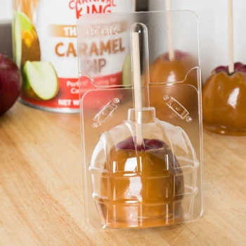 Large Disposable Candy Apple Bubble - 750/Case
