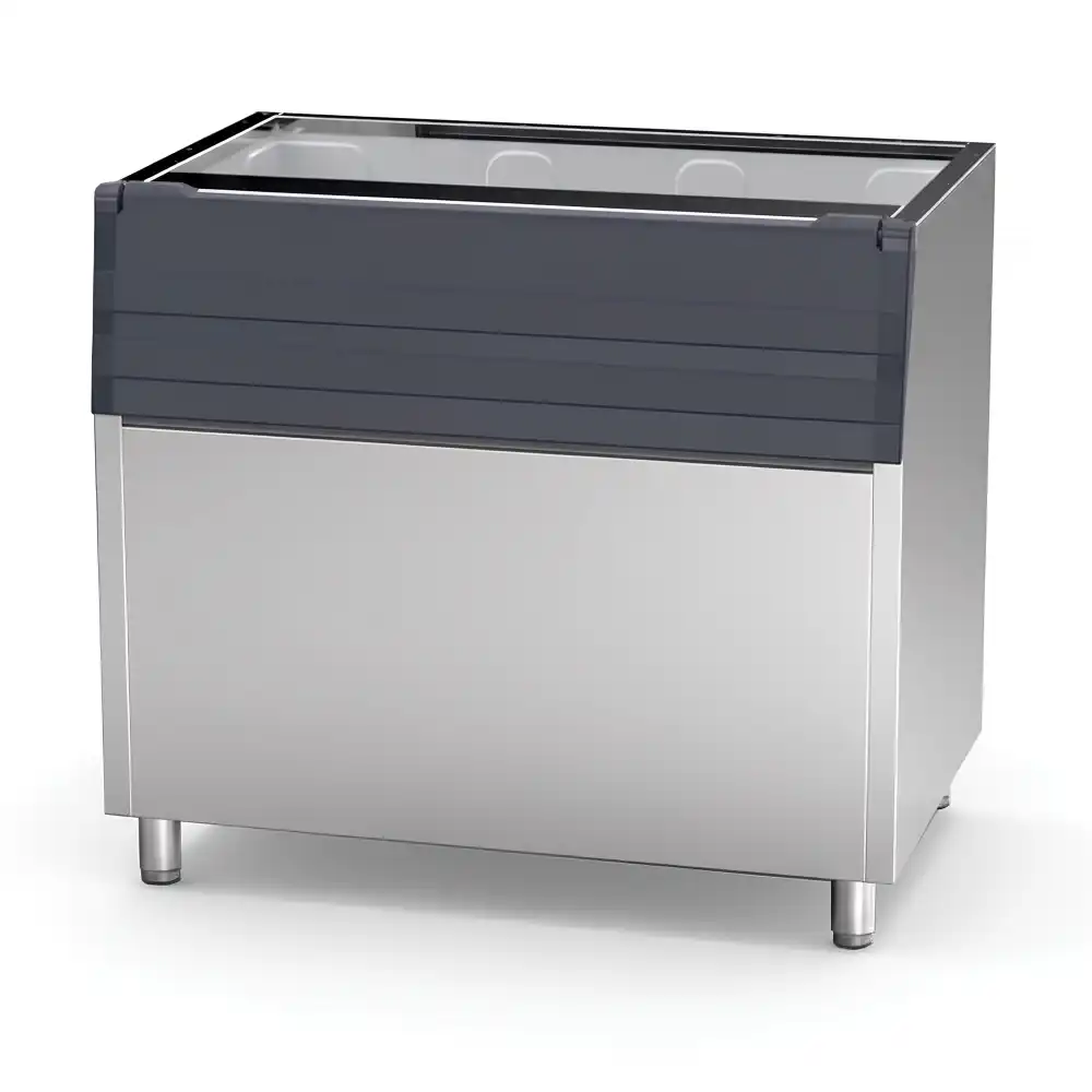 NTF, Ice Storage Bin, 350 kg Capacity, Stainless steel , Silver