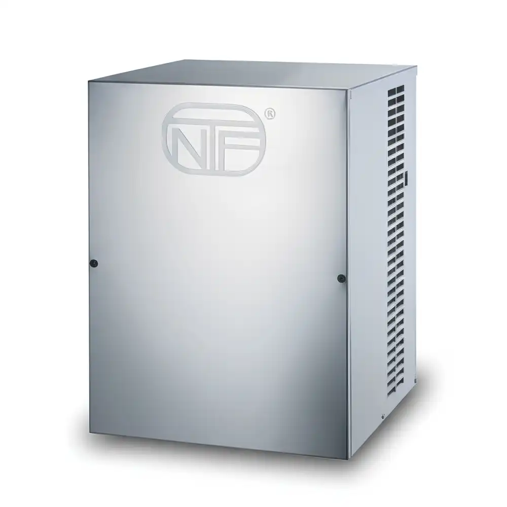 NTF, Cube Ice Maker, 140 kg/24h, 1400 W, Air Cooling, Stainless Steel, Silver