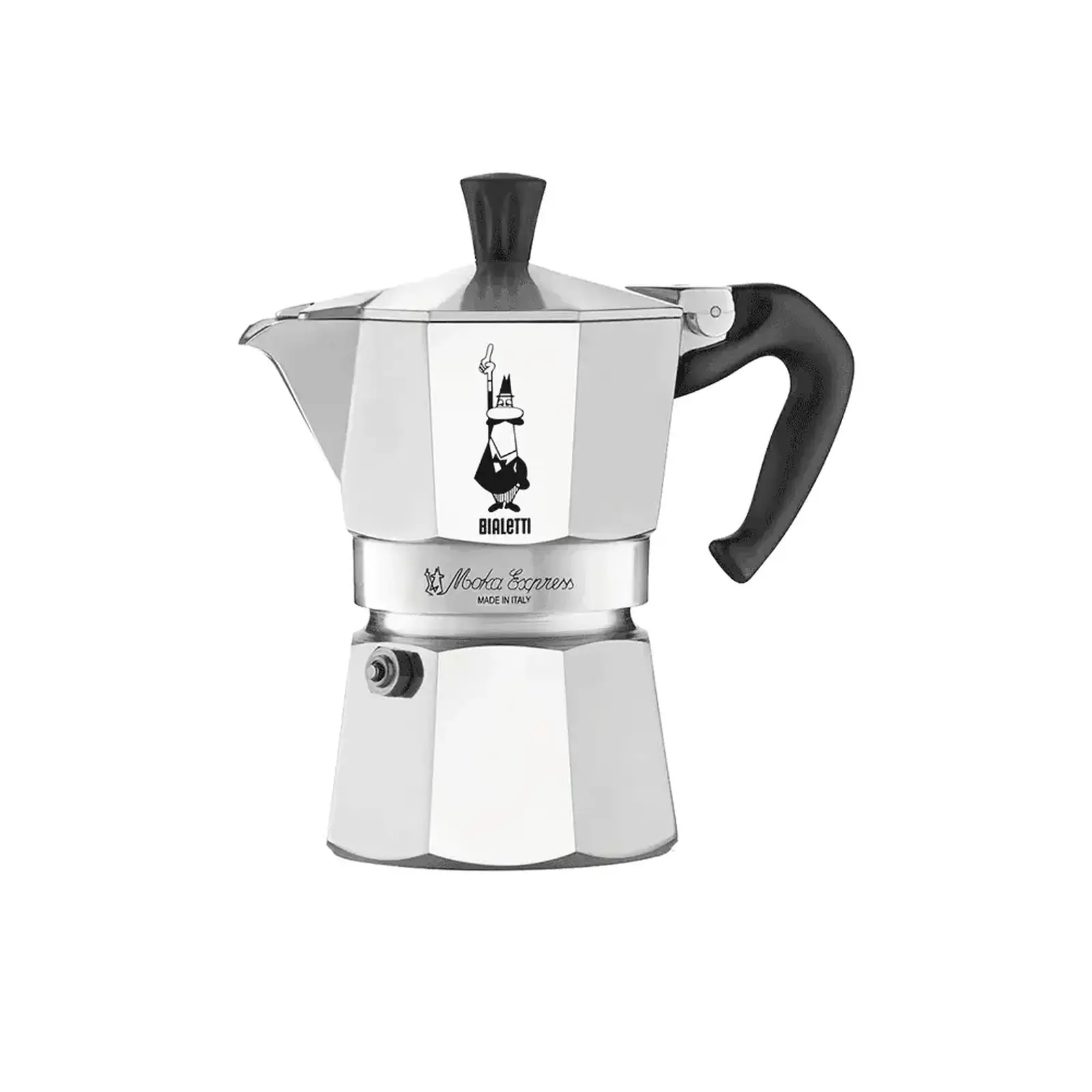 Bialetti Moka Express Coffee Maker - Silver Classic Stovetop Espresso Pot