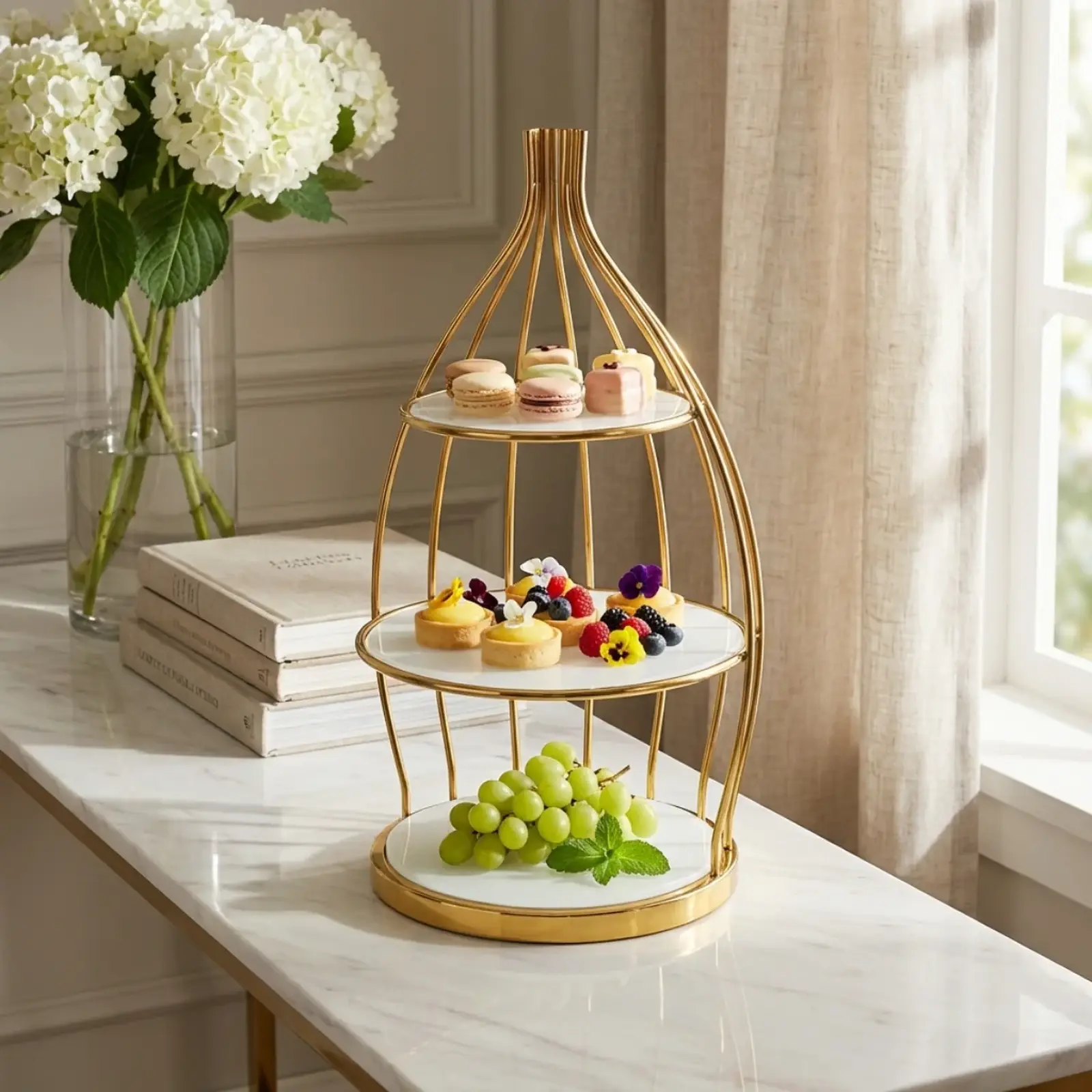 Vague Food Display Stand D25 x 51 cm