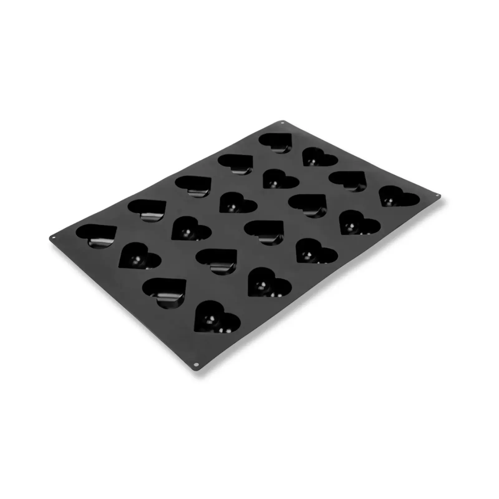 Silicolife Professional Silicone Heart Shape Muffin & Cookie Mold