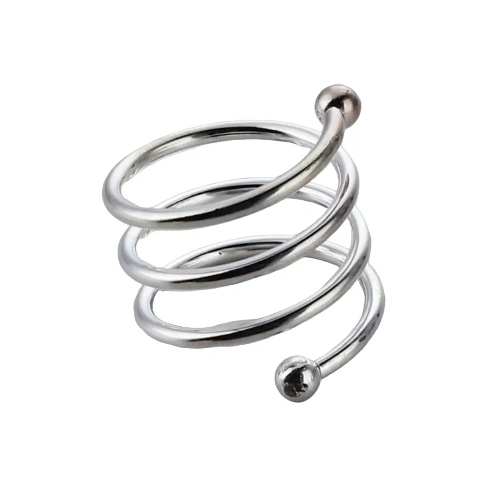 Vague Chrome Plated Napkin Rings 4.5 x 3 cm