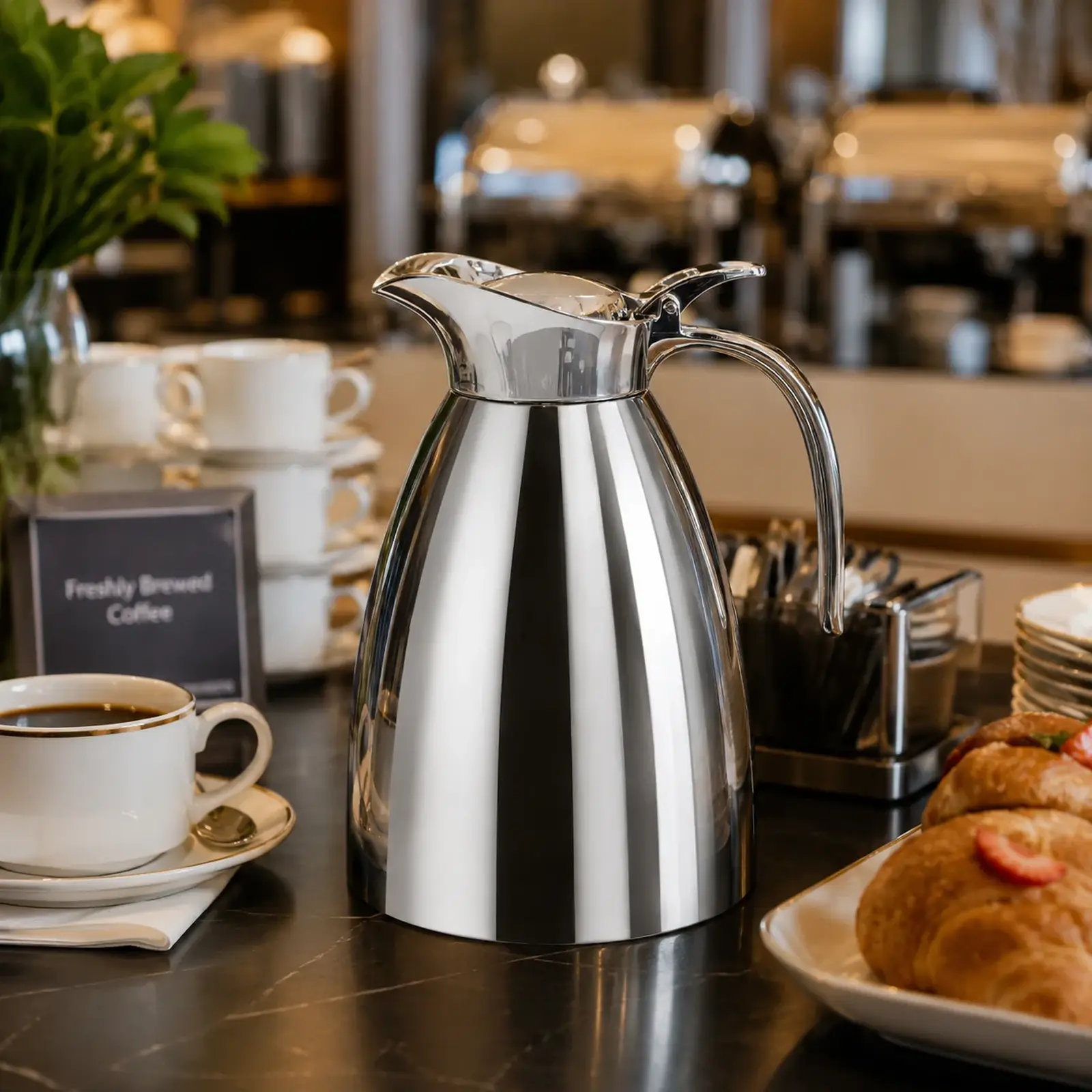 Vague Stainless Steel Insulated Thermal Coffee Jug