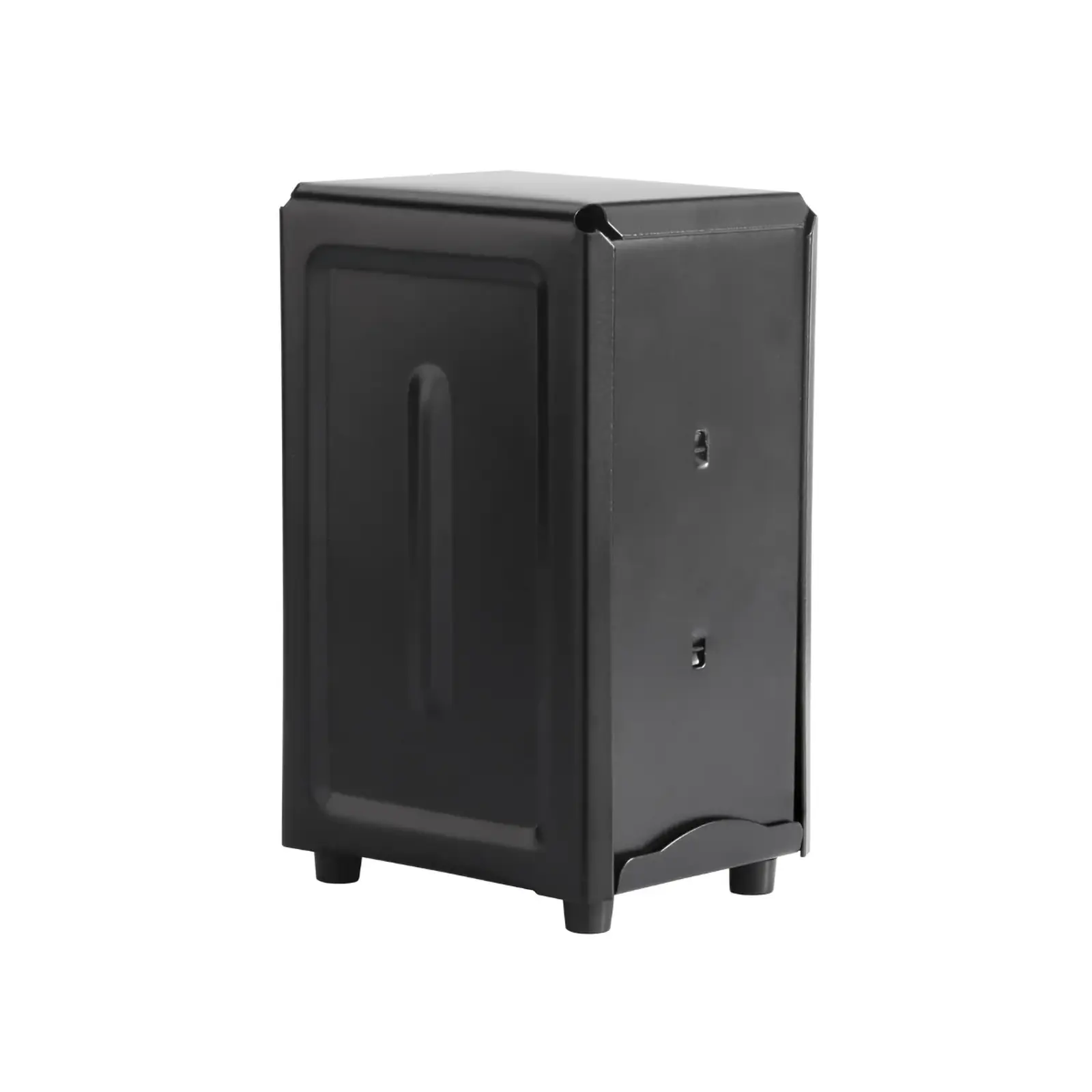 Vague Stainless Steel Black Napkin Dispenser 7.5" x 4.8" x 3.9"