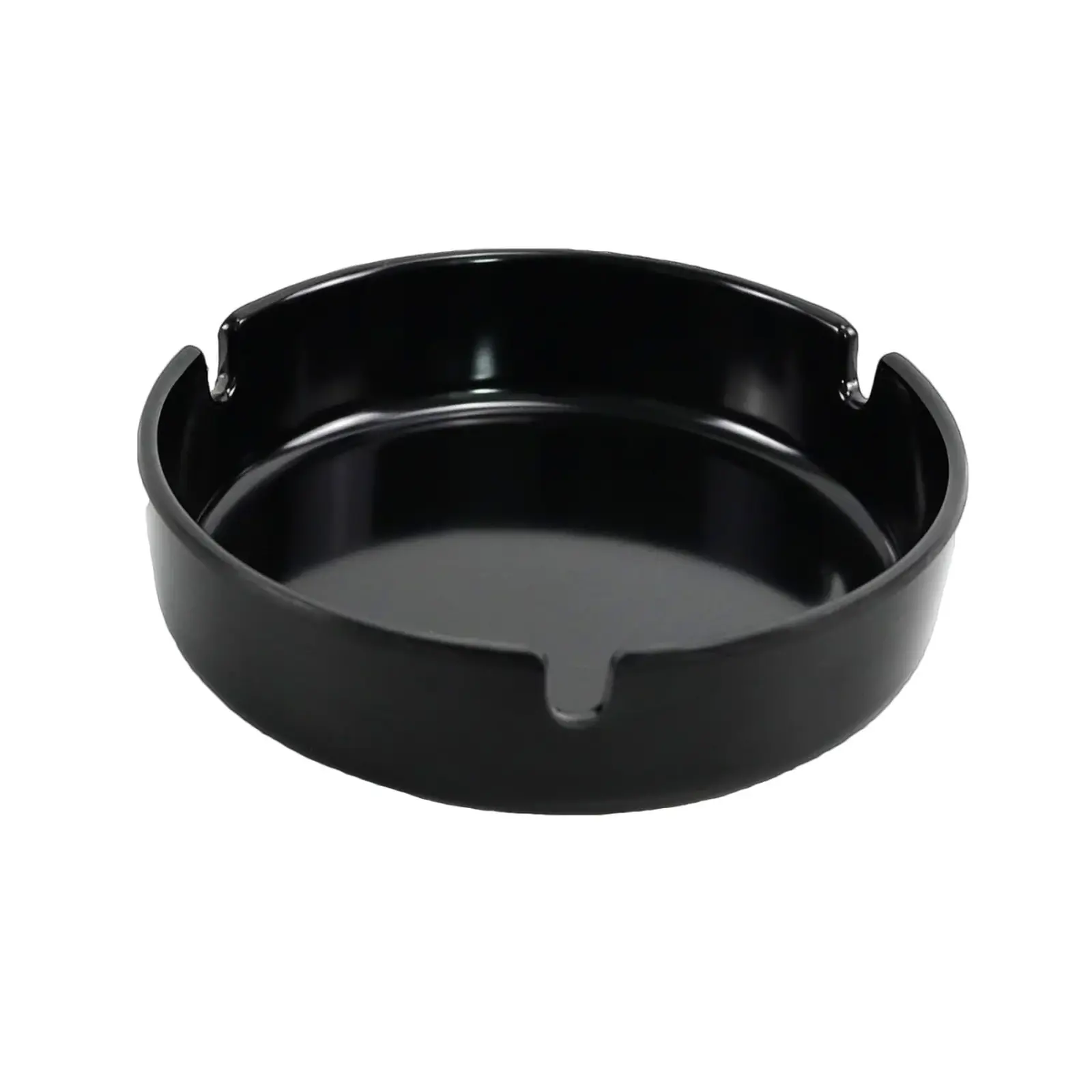 Vague Black Melamine Ashtray