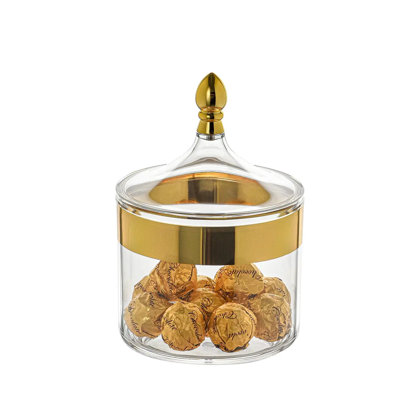 Acrylic 1000 ml Canister 13 x 18.5 cm