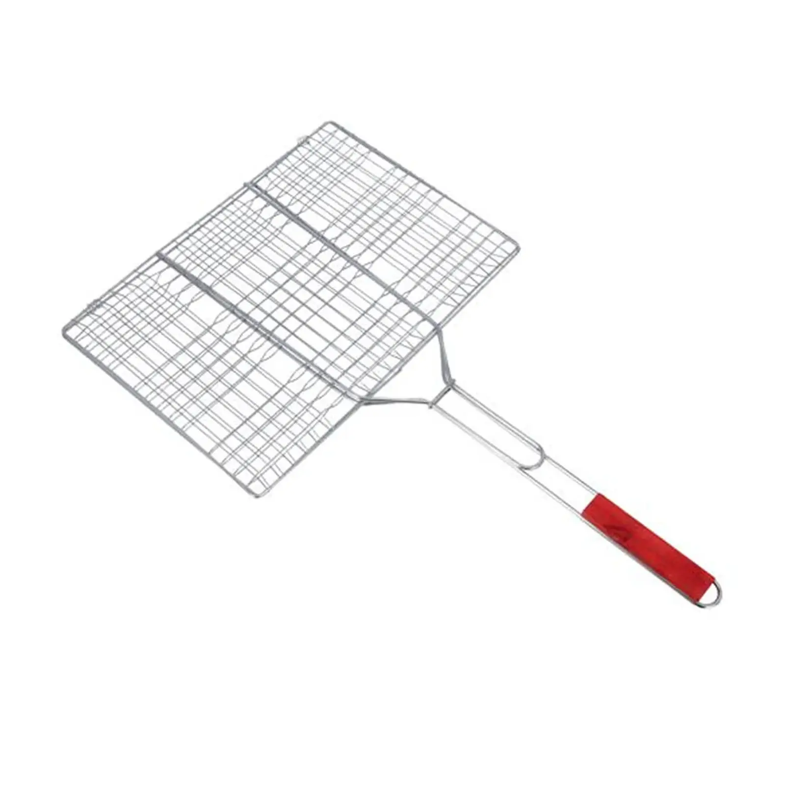 Vague Barbeque Grill with Wooden Handle 30 x 40 x 70 cm