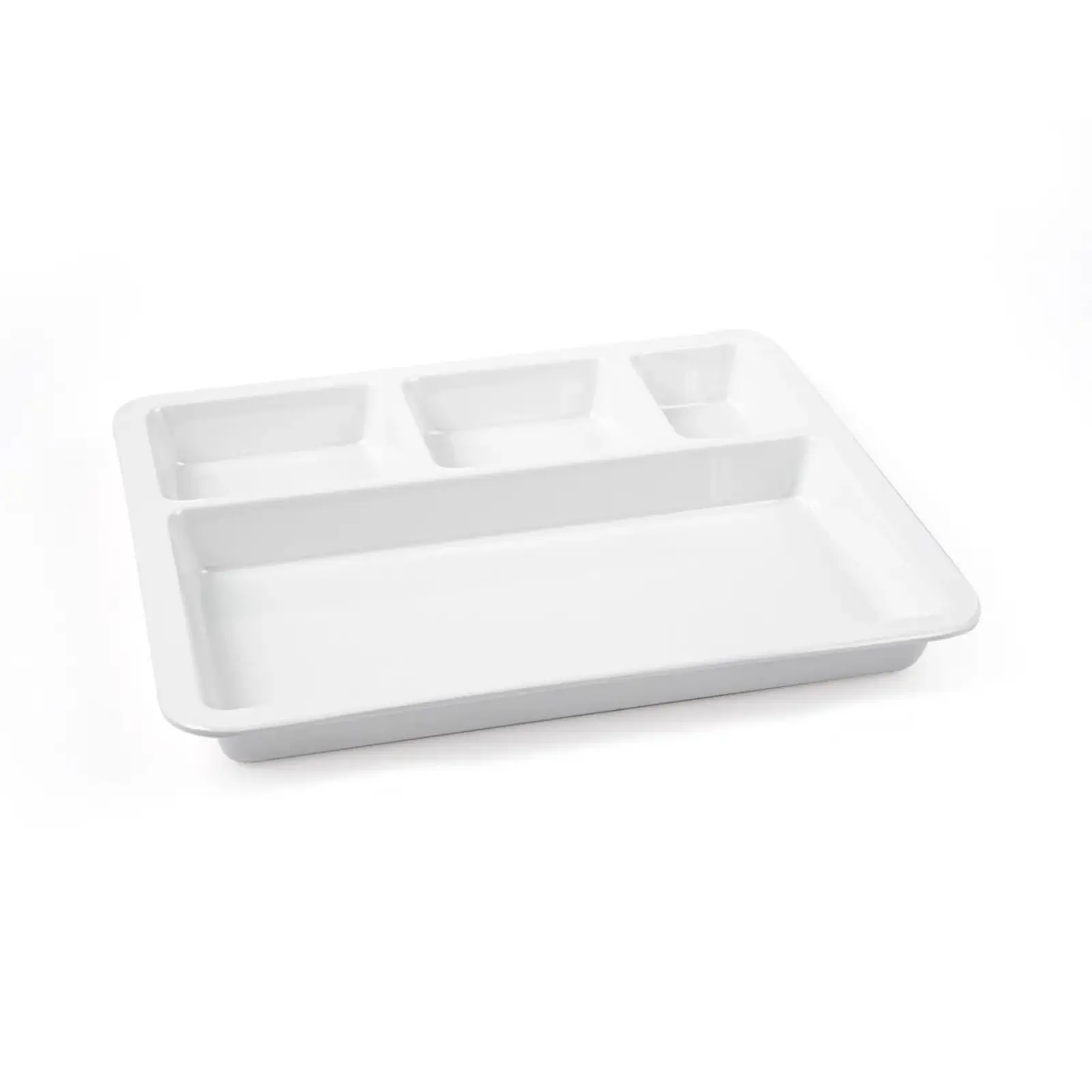 Vague Melamine Square 4 Compartment Divided Platter 28 cm