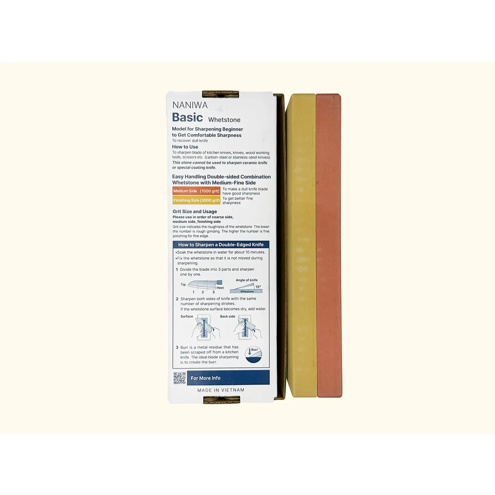 Naniwa Basic Combination Whetstone 1000/3000 Grit
