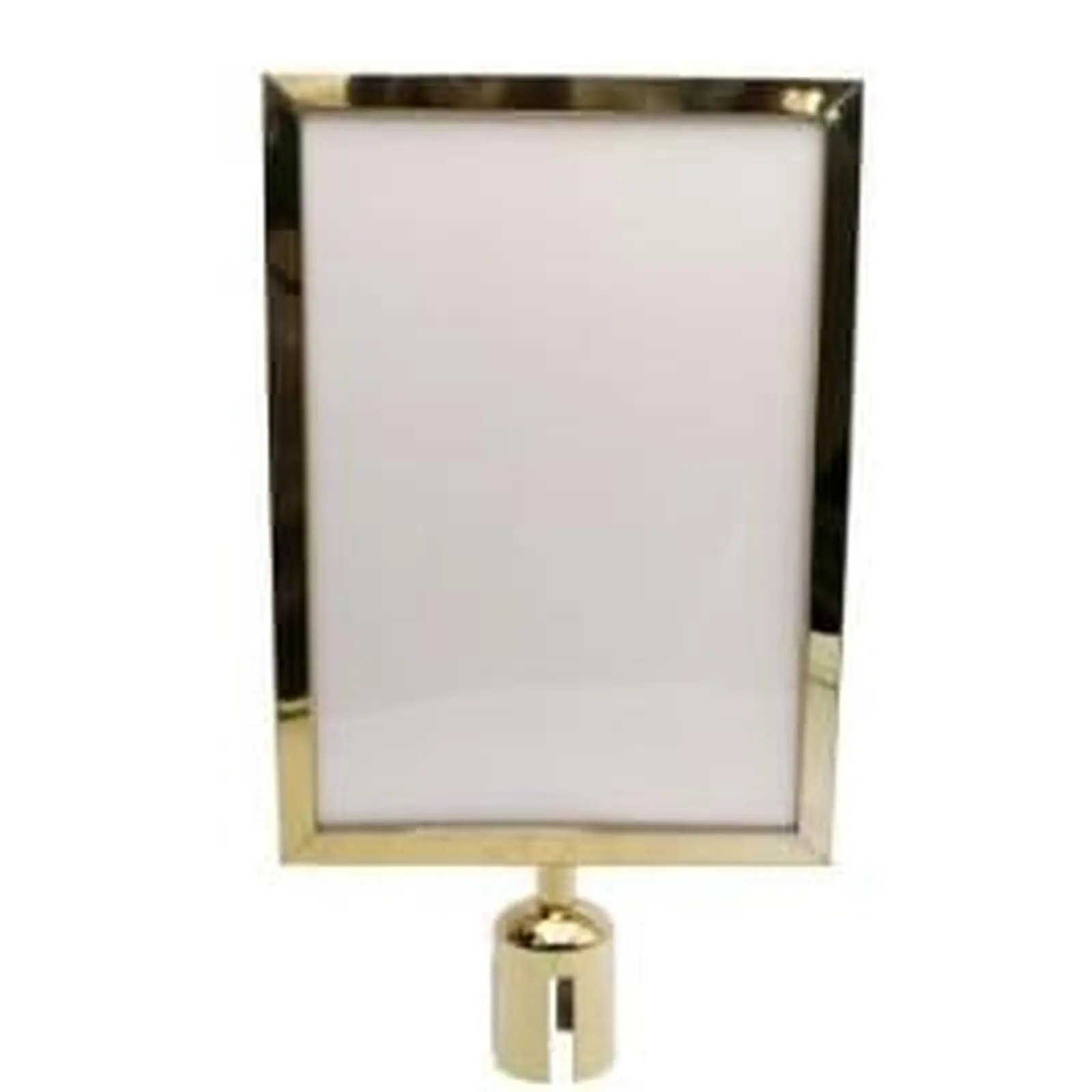 A4 Vertical Gold Info Board Cap
