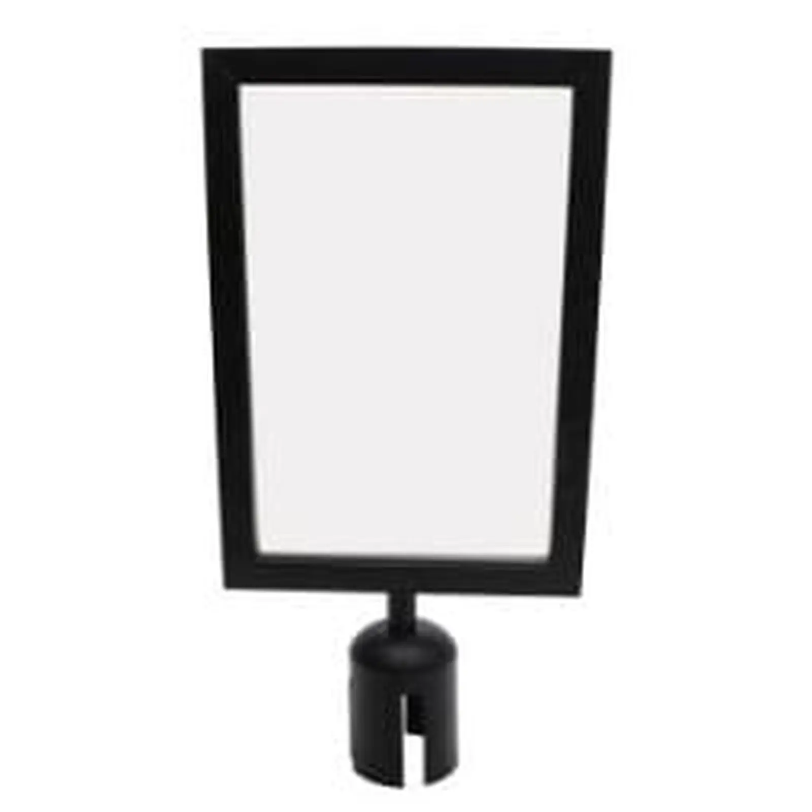 A4 Vertical Black Info Board Cap