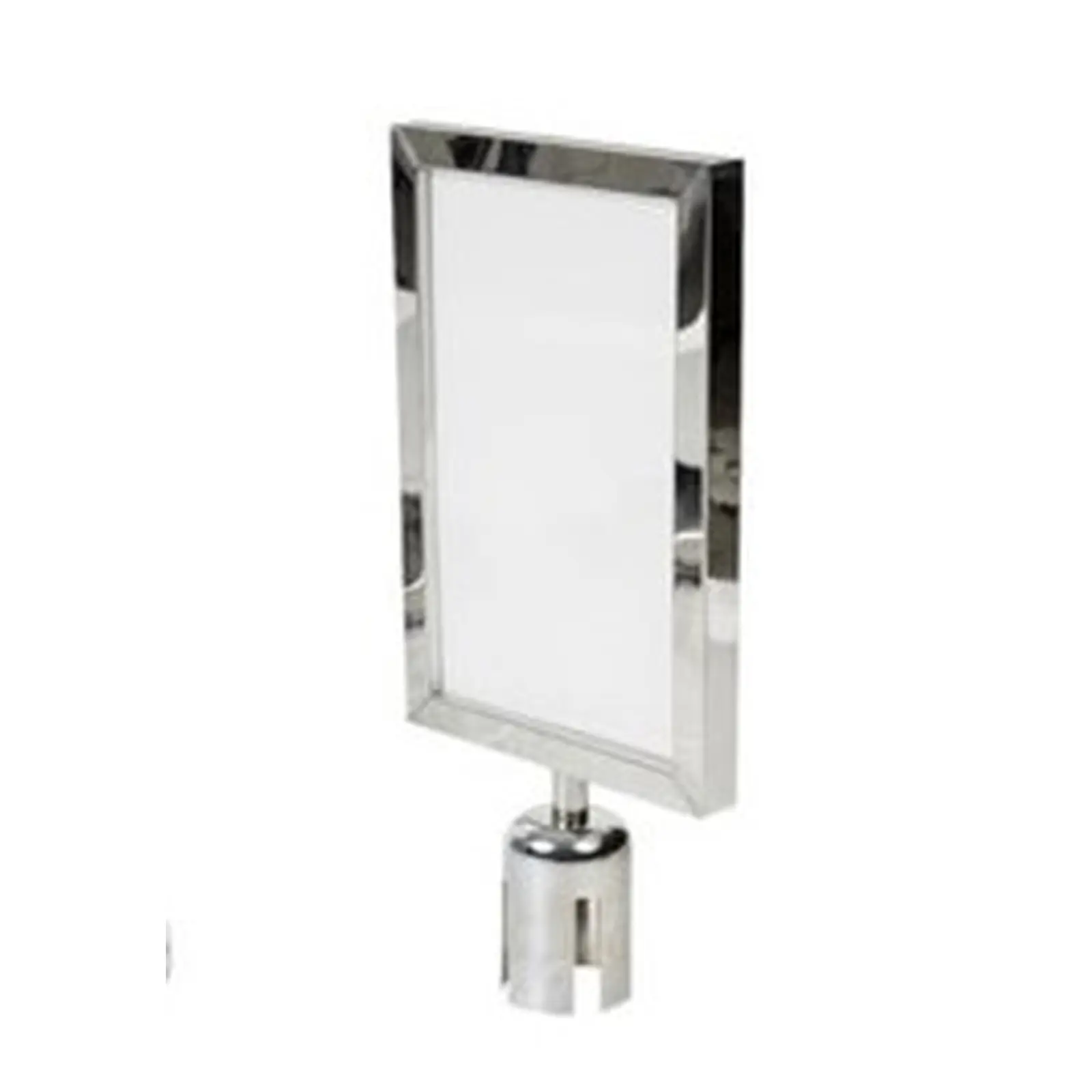 A4 Horizantal Silver Info Board Cap