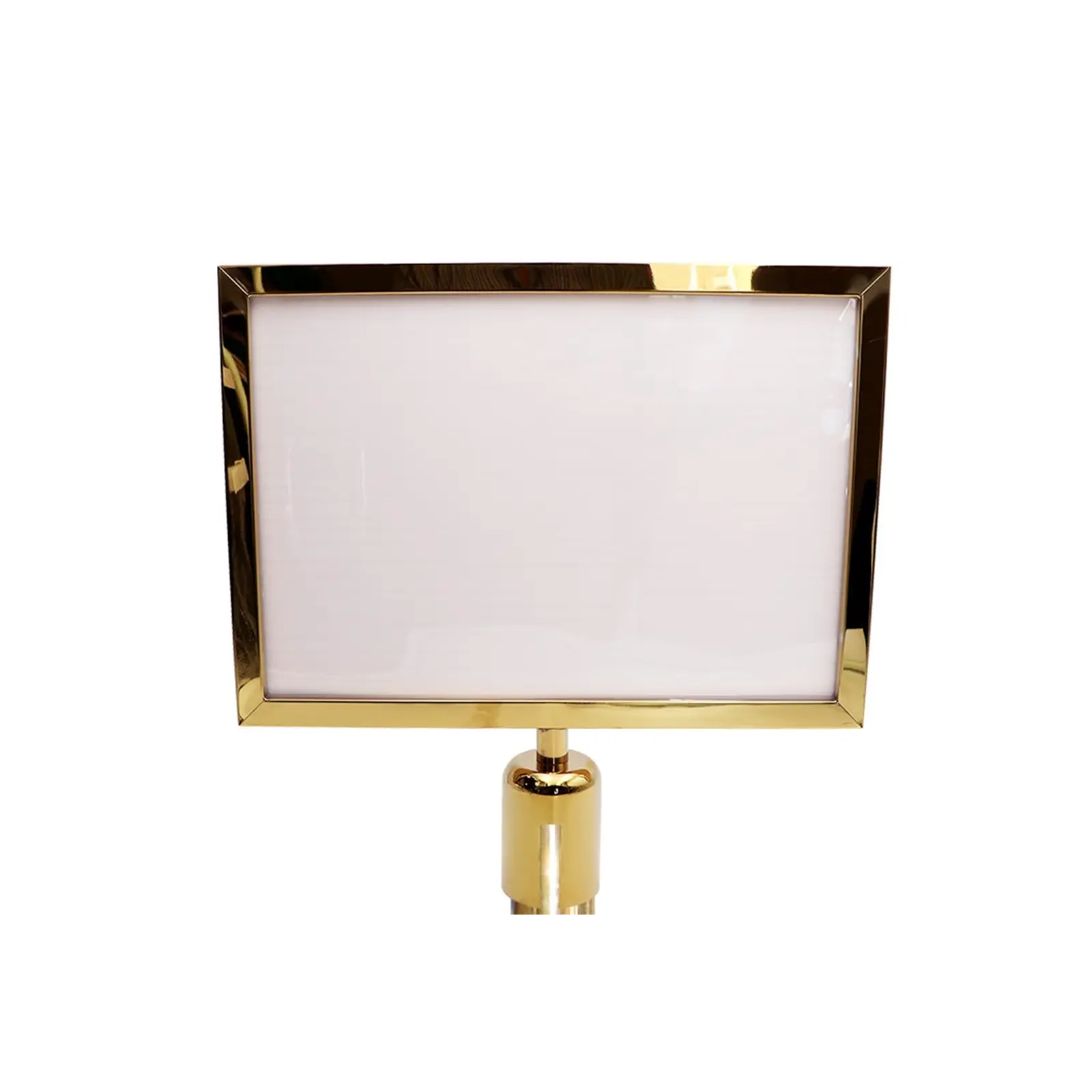 A4 Horizontal Gold Info Board Cap