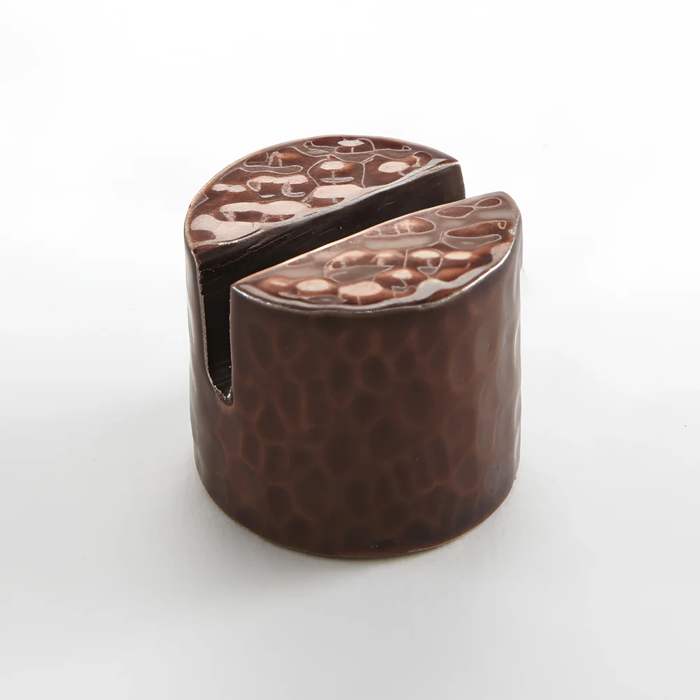 American Metalcraft, Card Holder, Round, Aluminum, Copper