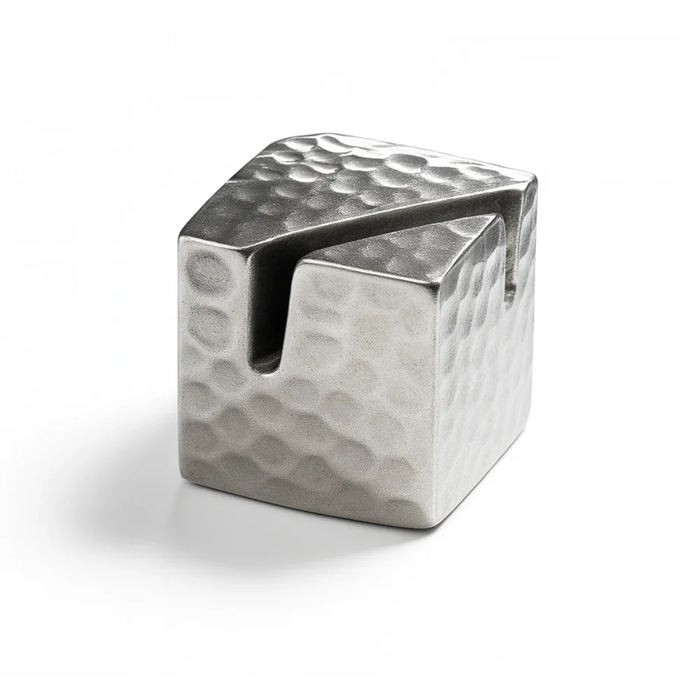 American Metalcraft, Card Holder, Square, Silver