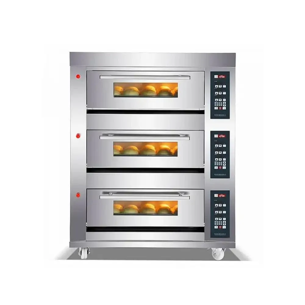 Bake Tech, Bake Oven, 3 Decks, 6 Trays, Gas, LPG