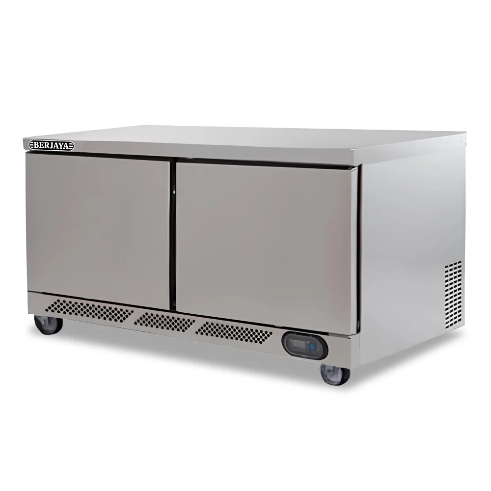Berjaya, Undercounter Chiller, 262 L, 2 Doors, 4 Shelves, 420 W, Digital Control