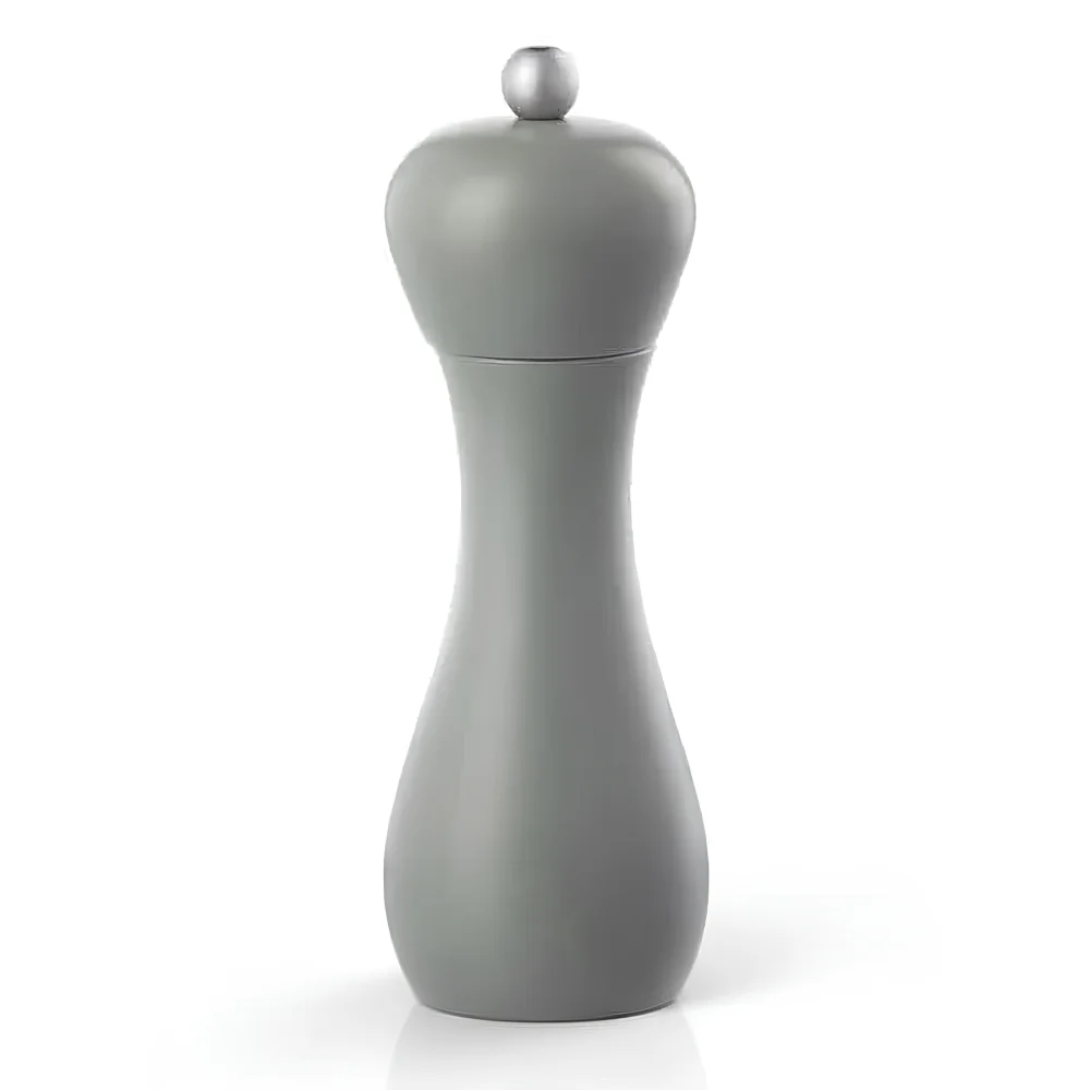 Bisetti Pepper Mill Stained Beech Wood 18 cm Grey