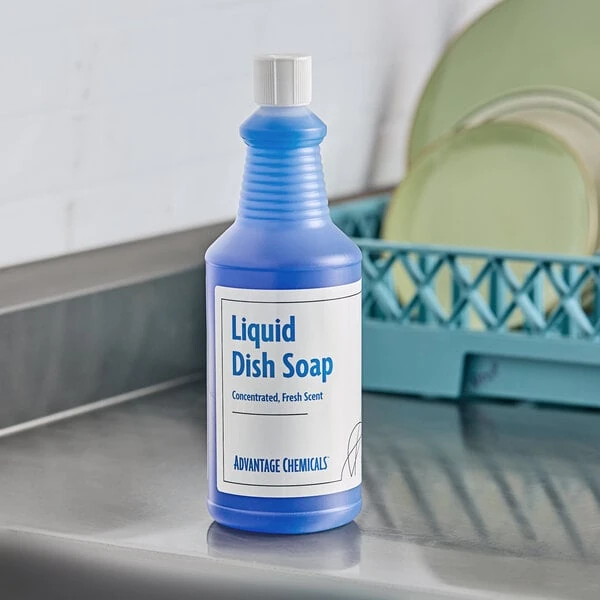 Advantage Chemicals 32 oz. Fresh Concentrated Liquid Dish Soap